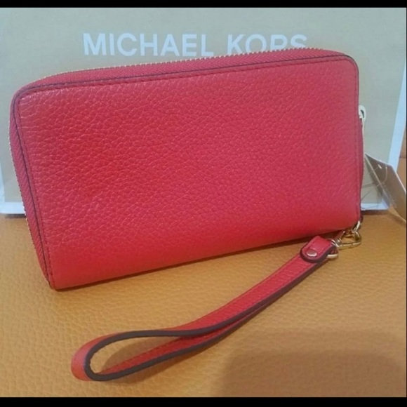 Michael Kors wallet iPhone large Red New - Picture 5 of 8